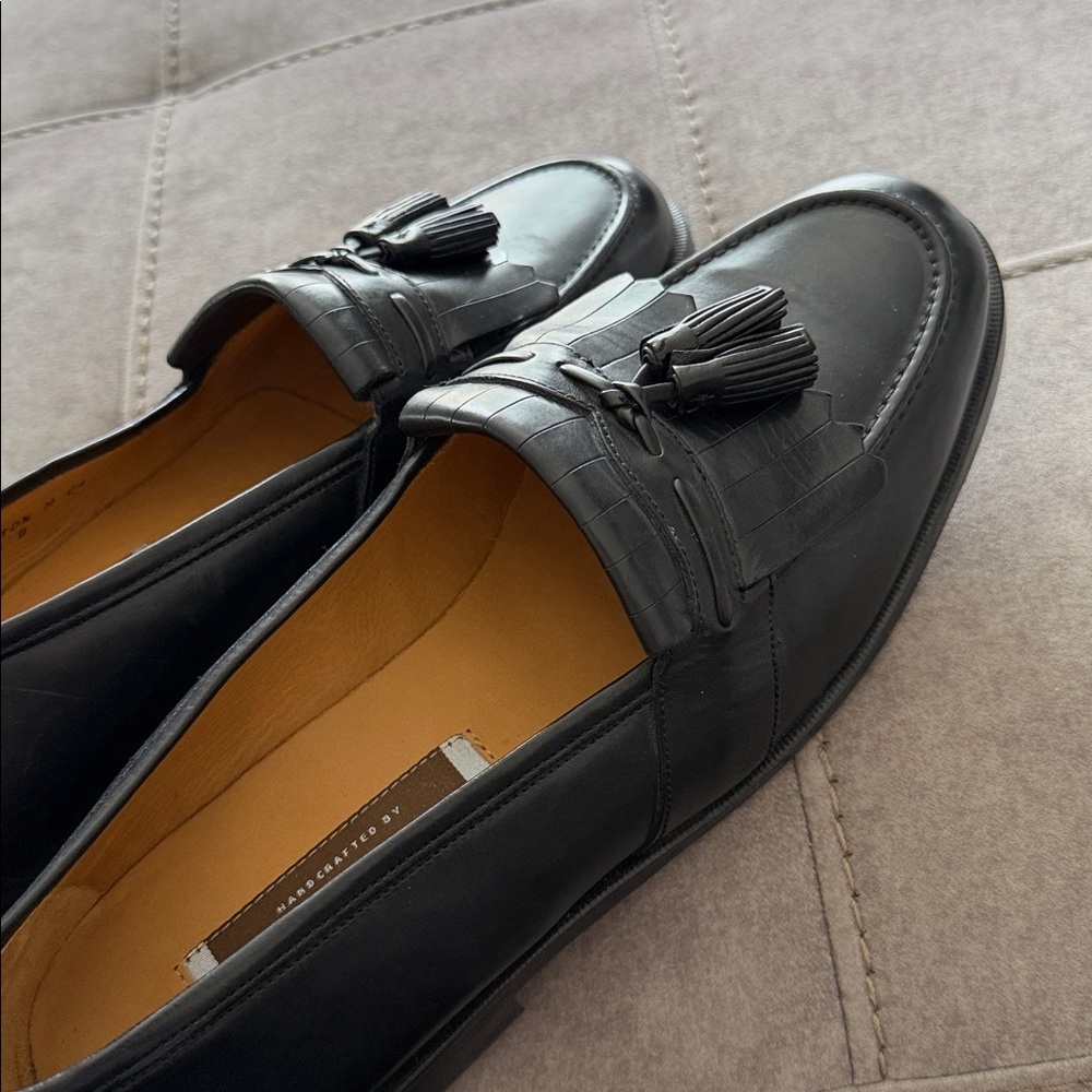 Johnston & Murphy Black Men’s tassel Loafer NEW 10.5 - Picture 5 of 6